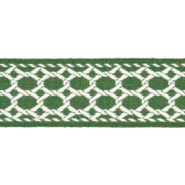 Schumacher Green Lattice Indoor/Outdoor Tape