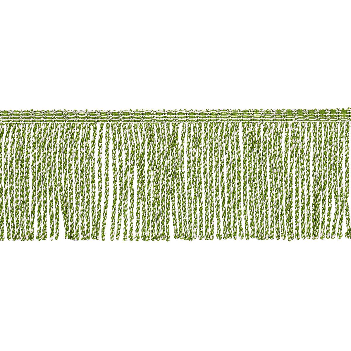 Schumacher Outdoor Boullion Fringe Green Trim