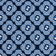 Schumacher Le Moderne Cut Velvet Cobalt Fabric