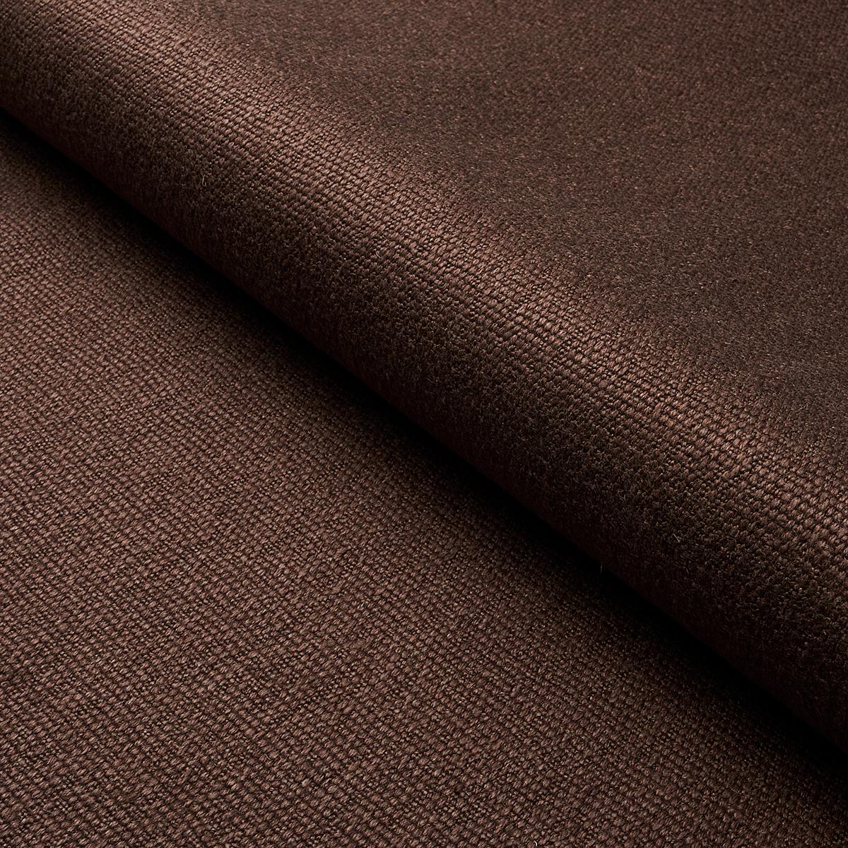 Schumacher Finn Heavyweight Linen Brown Fabric