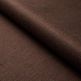 Schumacher Finn Heavyweight Linen Brown Fabric