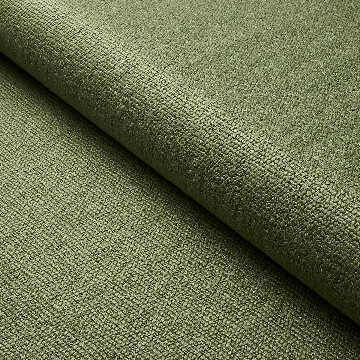Schumacher Finn Heavyweight Linen Moss Fabric