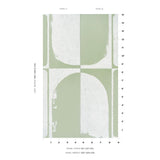 Schumacher Backdrop X Schumacher The Cloisters Panel Set Soft Green Wallpaper