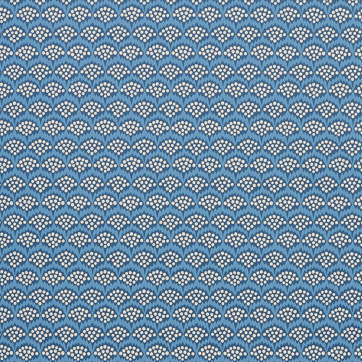 Schumacher Pollen French Blue Wallpaper