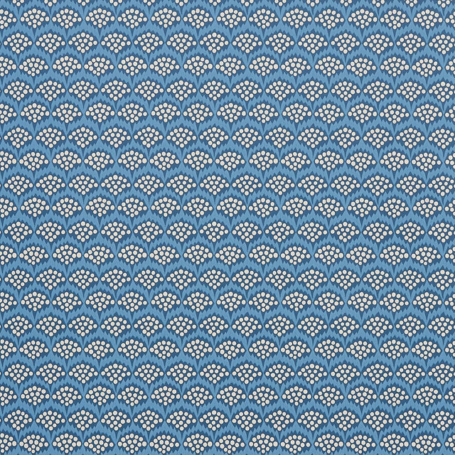 Schumacher Pollen French Blue Wallpaper