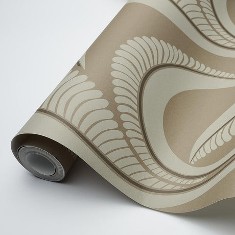 Schumacher Banana Leaf Tobacco Wallpaper