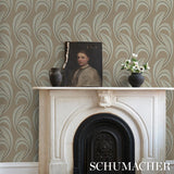 Schumacher Banana Leaf Tobacco Wallpaper