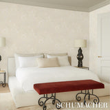 Schumacher Birdtree Silver Wallpaper