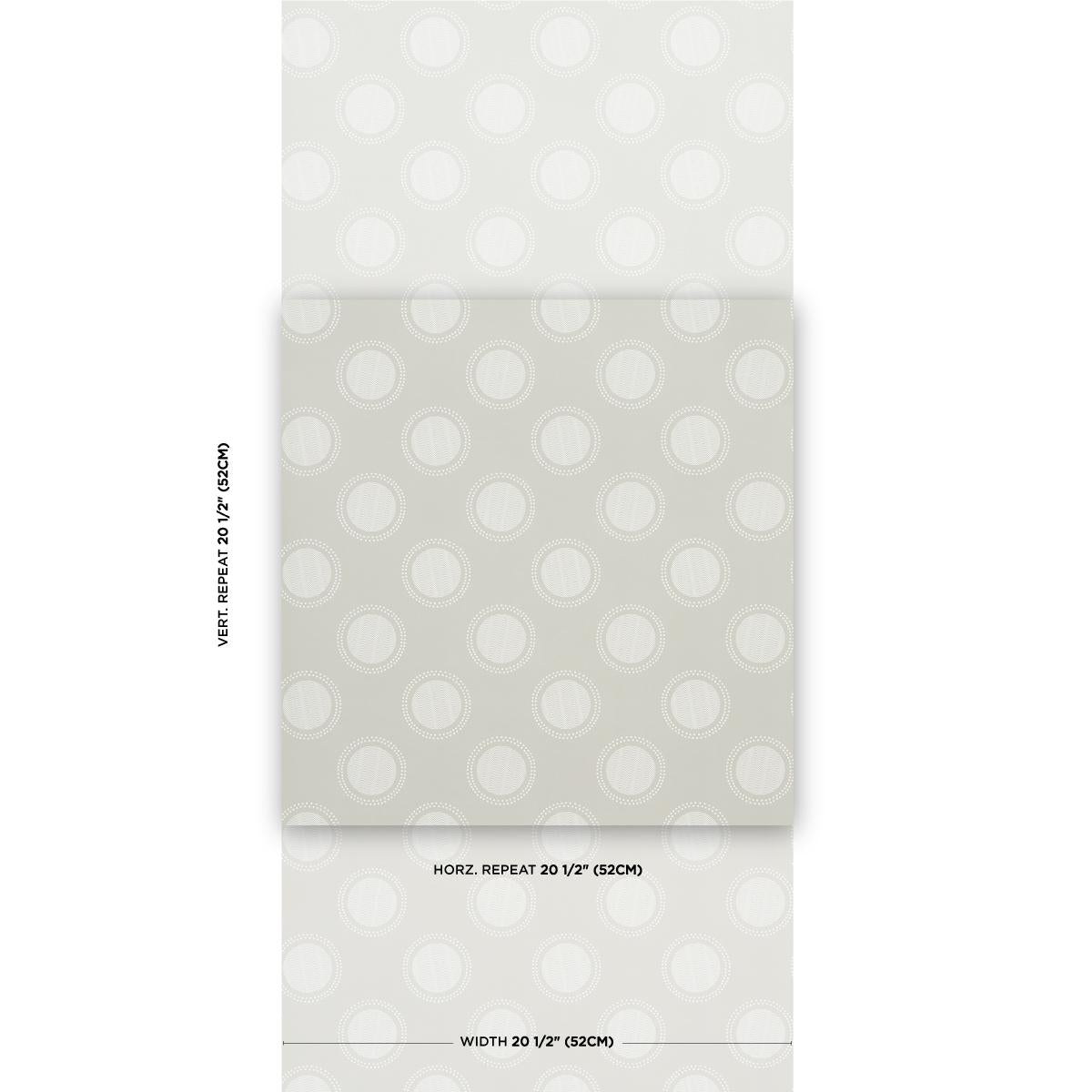 Schumacher Watermark Powder Grey Wallpaper