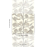 Schumacher Jacob'S Tree Black & Cream Wallpaper