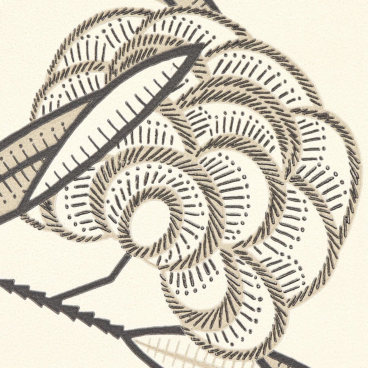 Schumacher Jacob'S Tree Black & Cream Wallpaper