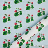 Schumacher Strawberry Hill White Wallpaper