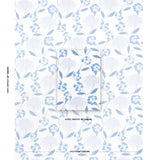 Schumacher Bouquet Toss Afternoon Blue Wallpaper