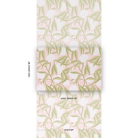 Schumacher Rubus Blush Wallpaper