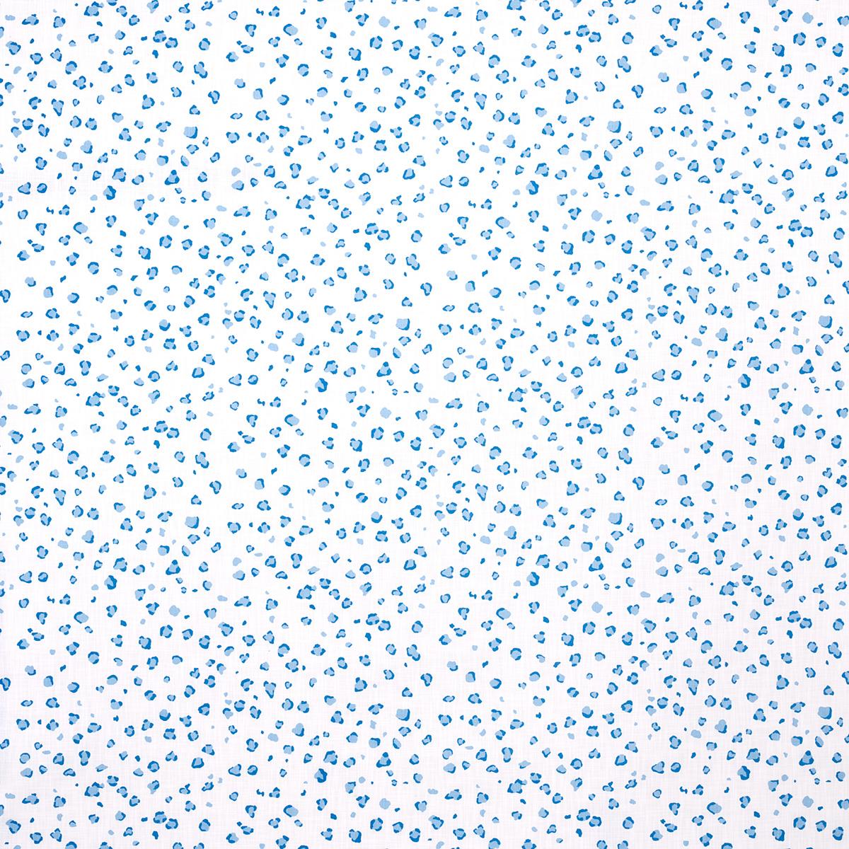 Schumacher Wild At Heart Indoor/ Outdoor Indigo Fabric