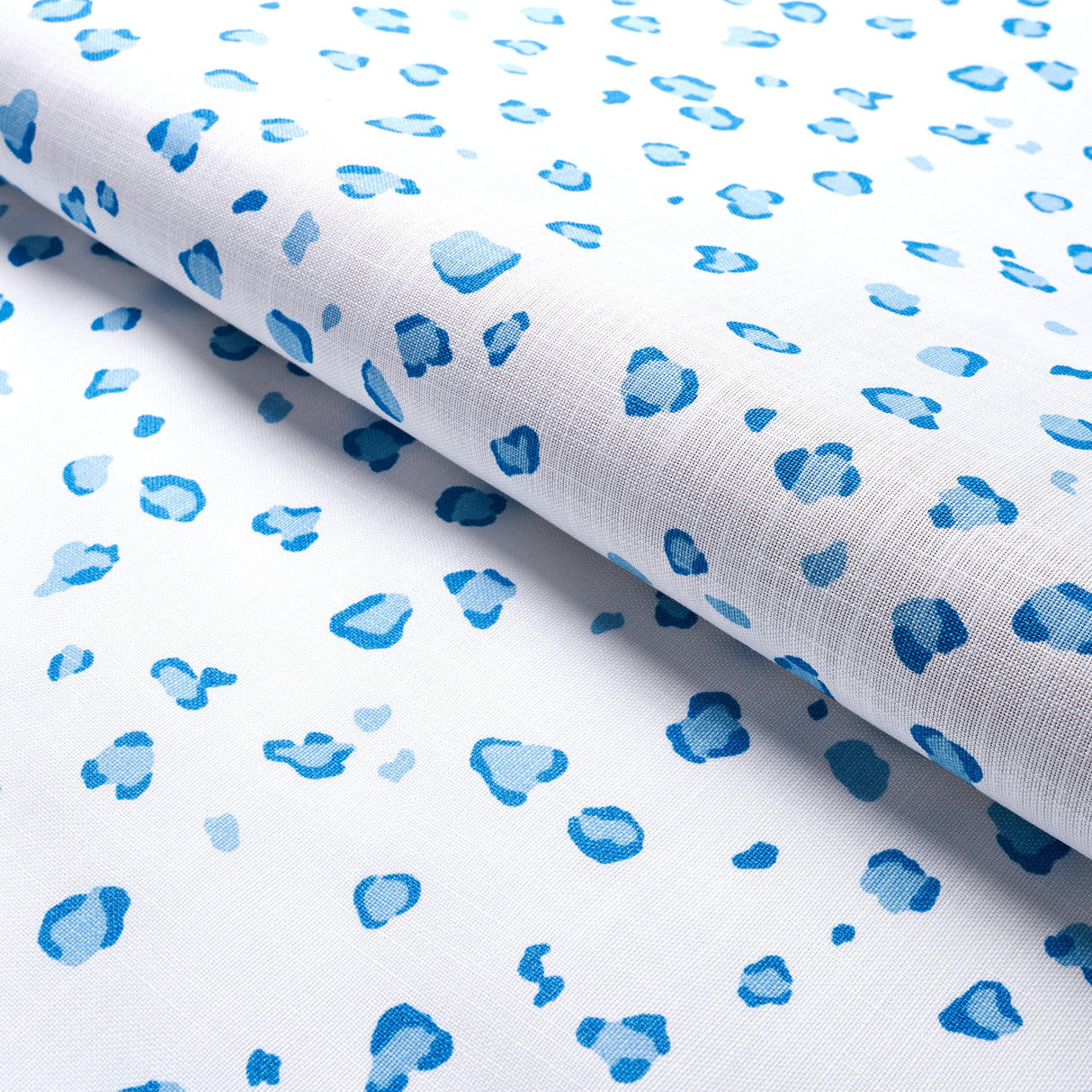 Schumacher Wild At Heart Indoor/ Outdoor Indigo Fabric