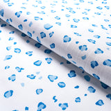 Schumacher Wild At Heart Indoor/ Outdoor Indigo Fabric