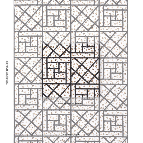 Schumacher Fancy Beast Indoor/ Outdoor Onyx Desert Fabric