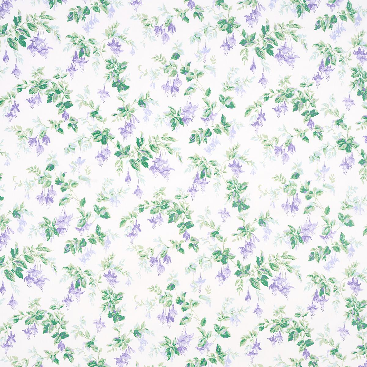 Schumacher Garden Gate Chintz Lavender Fabric