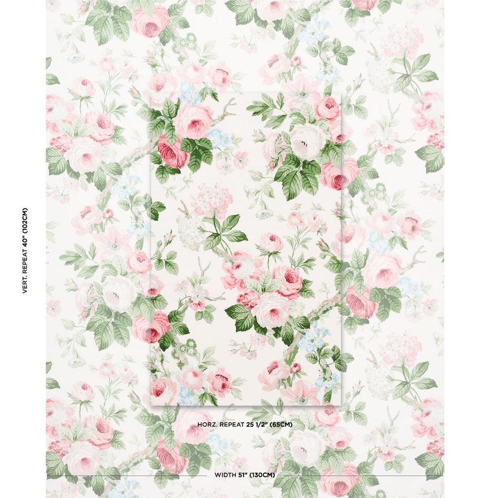 Schumacher Nancy Floral Petal Fabric