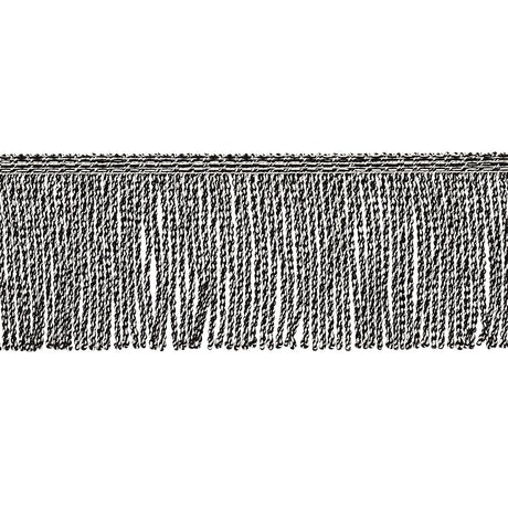 Schumacher Outdoor Boullion Fringe Black Trim