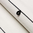 Schumacher Globo Knotted Handwoven Black Fabric