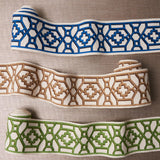 Schumacher Jade Zanzibar Trellis Tape