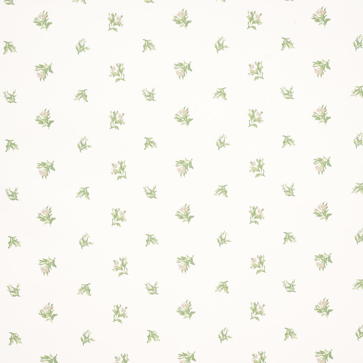 Schumacher Margie Floral Gris Wallpaper