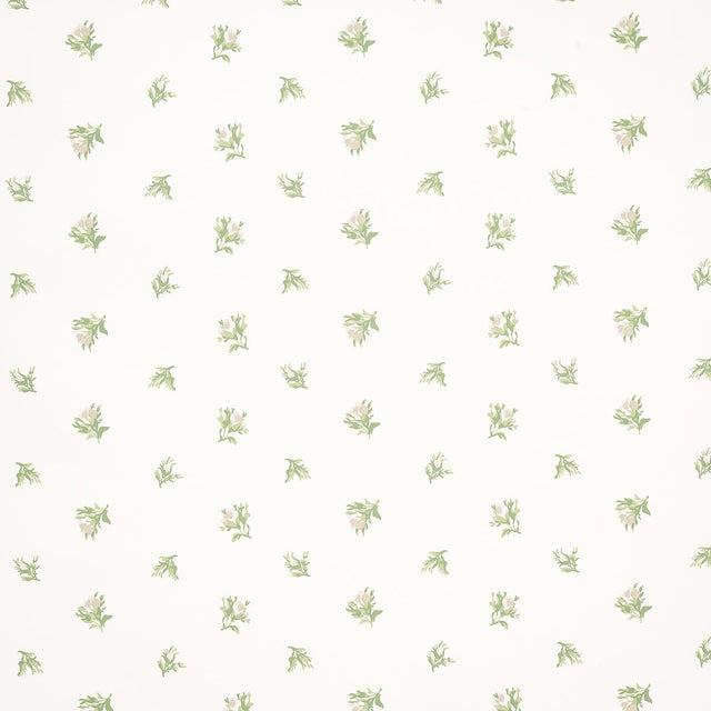 Schumacher Margie Floral Gris Wallpaper