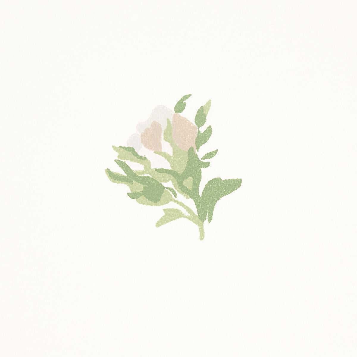 Schumacher Margie Floral Gris Wallpaper