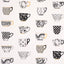 Schumacher Onie'S Teacups Ink Wallpaper