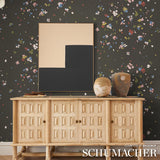 Schumacher Fairfarren Dark Multi Wallpaper