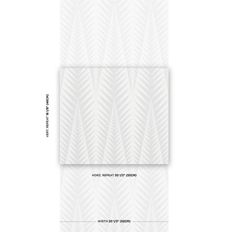 Schumacher Zebra Dove Grey Wallpaper