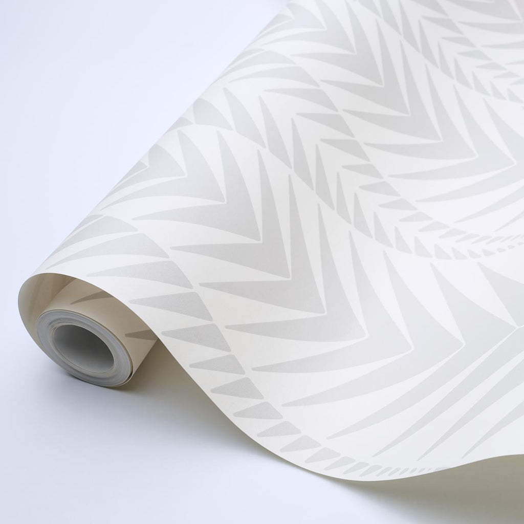 Schumacher Zebra Dove Grey Wallpaper