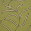 Schumacher Caterpillar Leaf Meadow Green Wallpaper