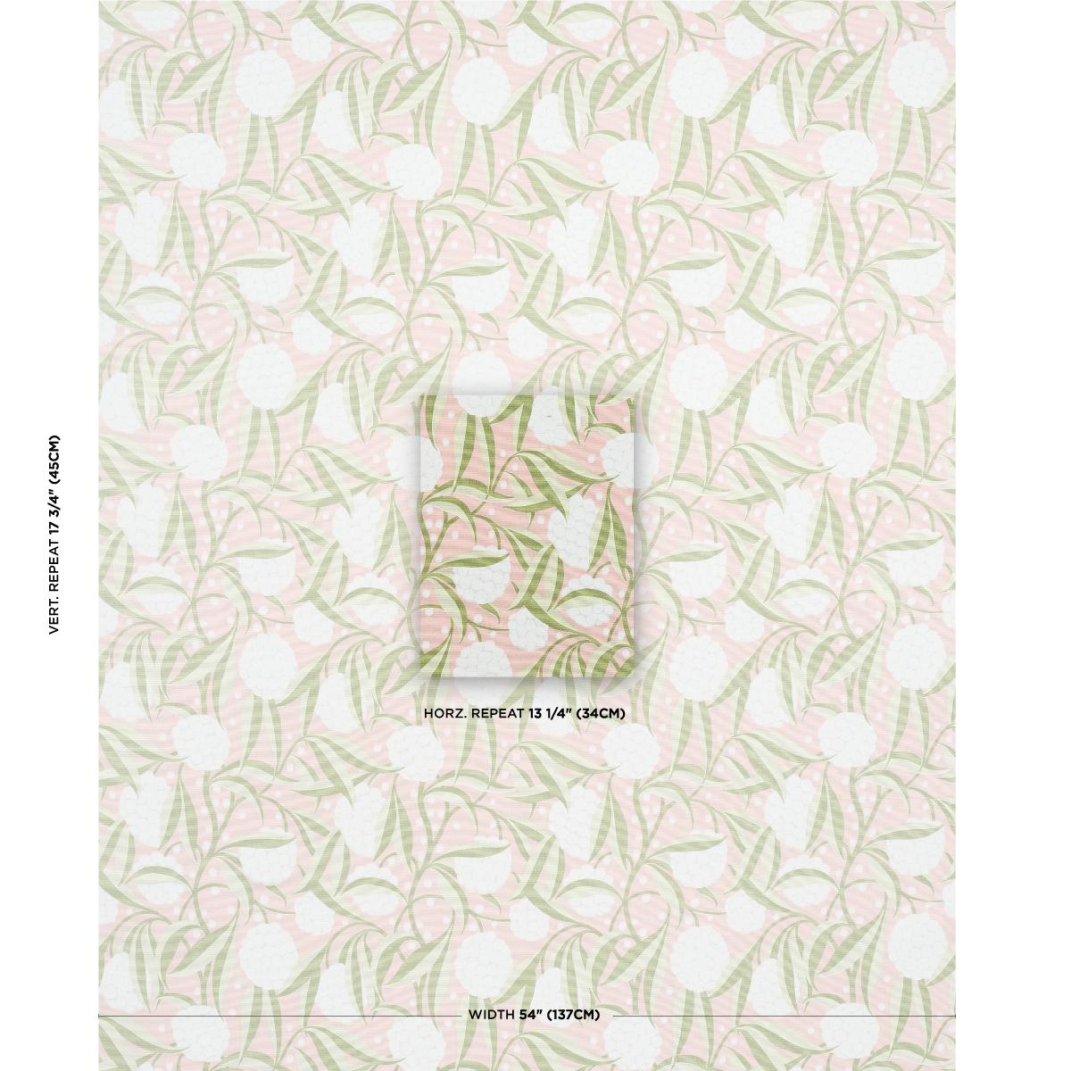 Schumacher Rubus Cotton Linen Blush Fabric