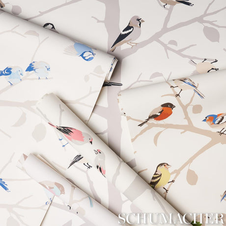 Schumacher A-Twitter Soft Multi Wallpaper