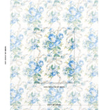 Schumacher Queenies Floral Chintz Porcelain Fabric