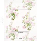 Schumacher Summer Hydrangea Blush Fabric
