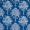 Schumacher Grand Palms Indoor/Outdoor Navy Fabric