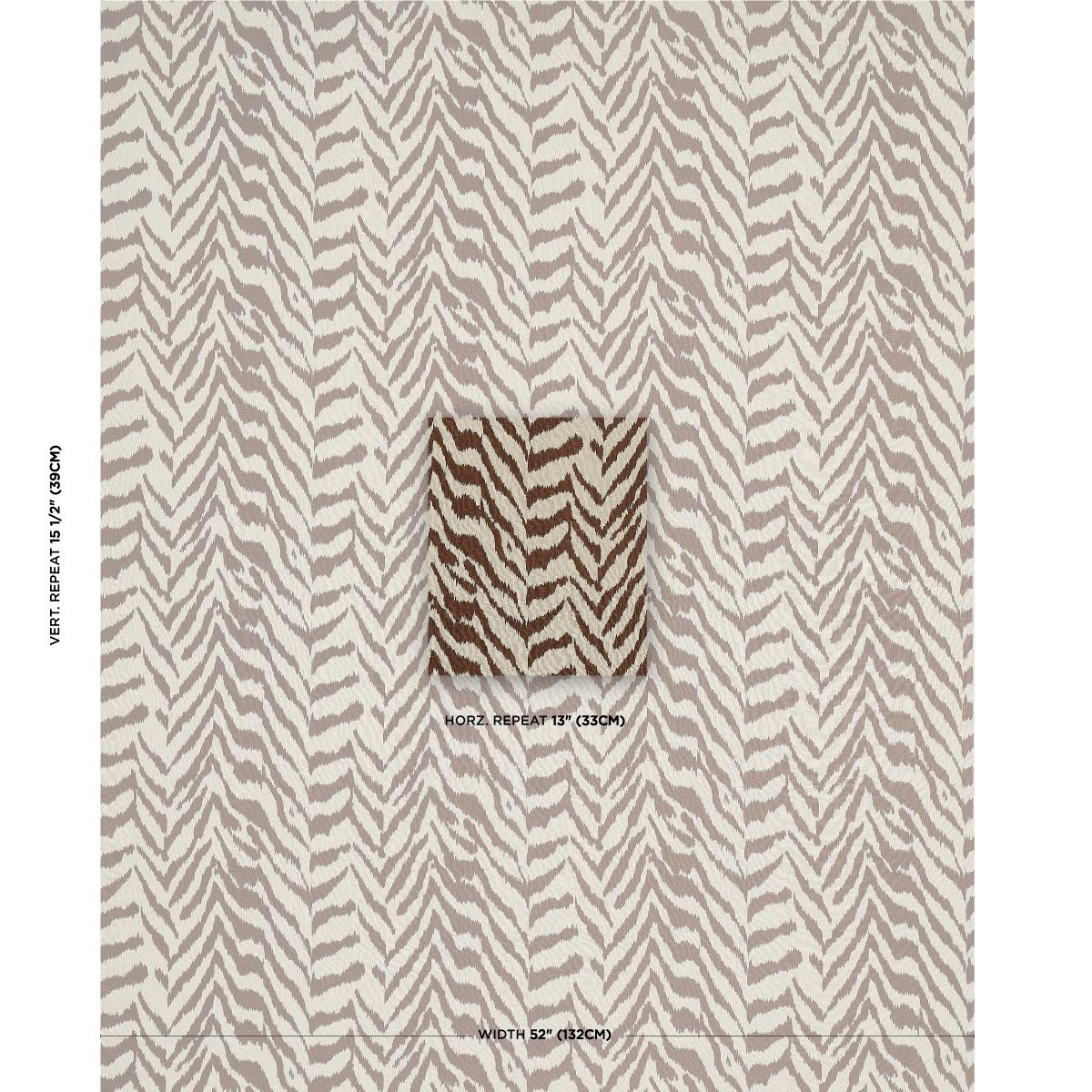 Schumacher Quincy Hand Print Safari Fabric