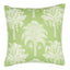 Schumacher Green 22" x 22" Grand Palms I/O Pillow
