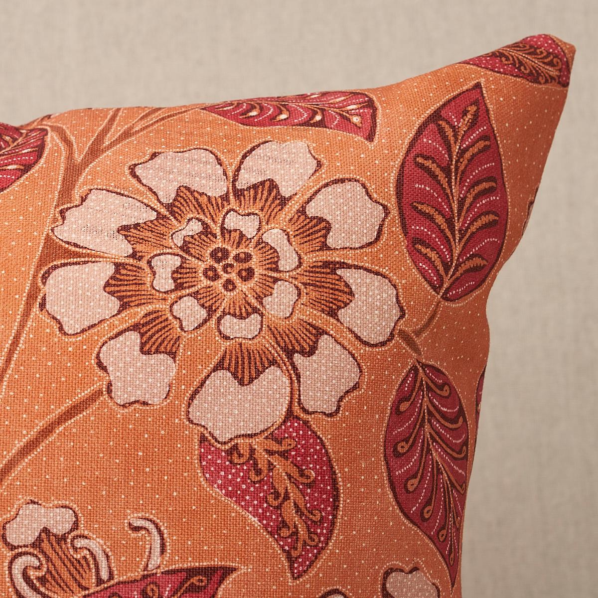 Schumacher Mango 18" x 18" Kava Cay I/O Pillow