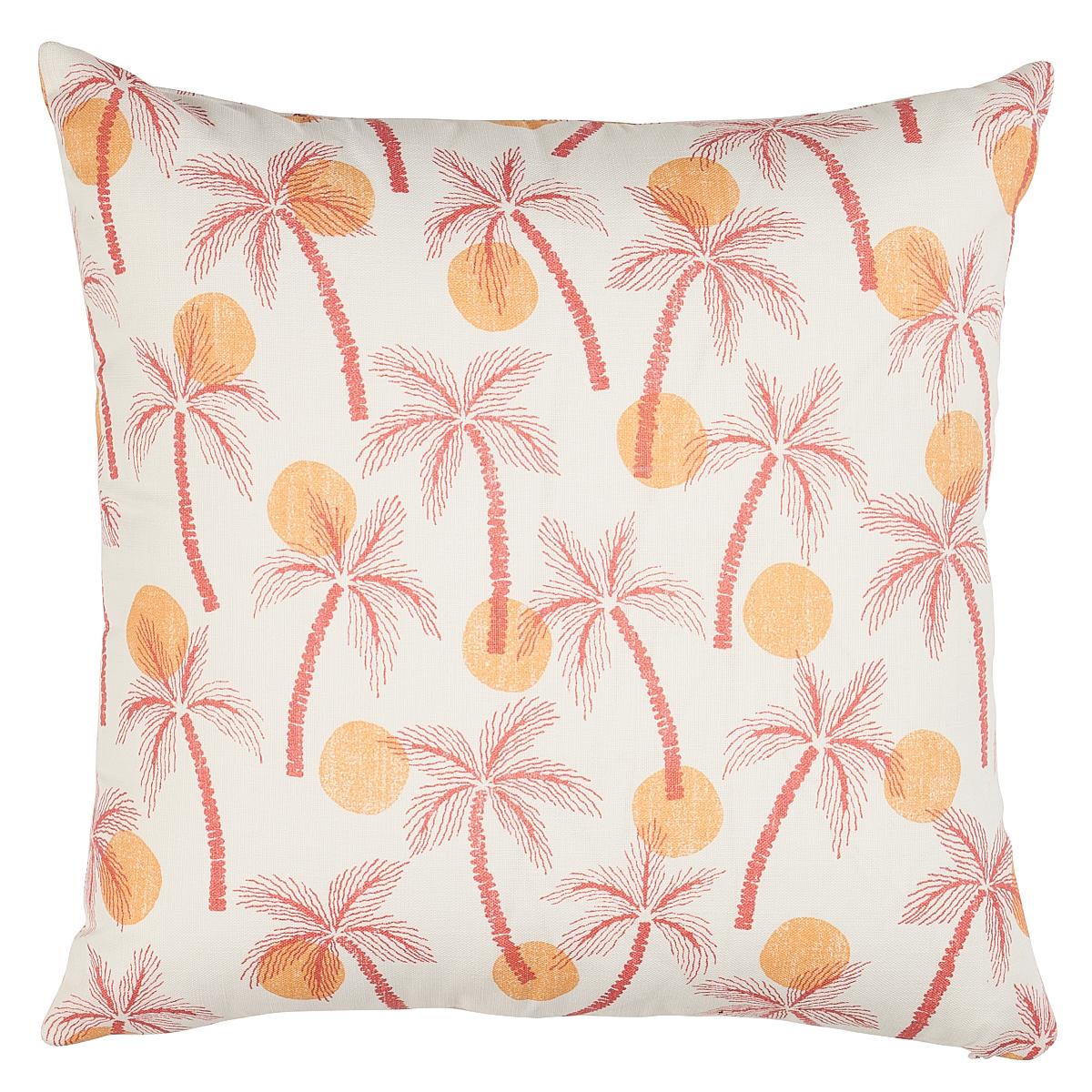 Schumacher Citrus 20" x 20" Clarabella Palm I/O Pillow