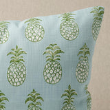 Schumacher Pia Cove I/O Aquamarine 18" x 12" Pillow