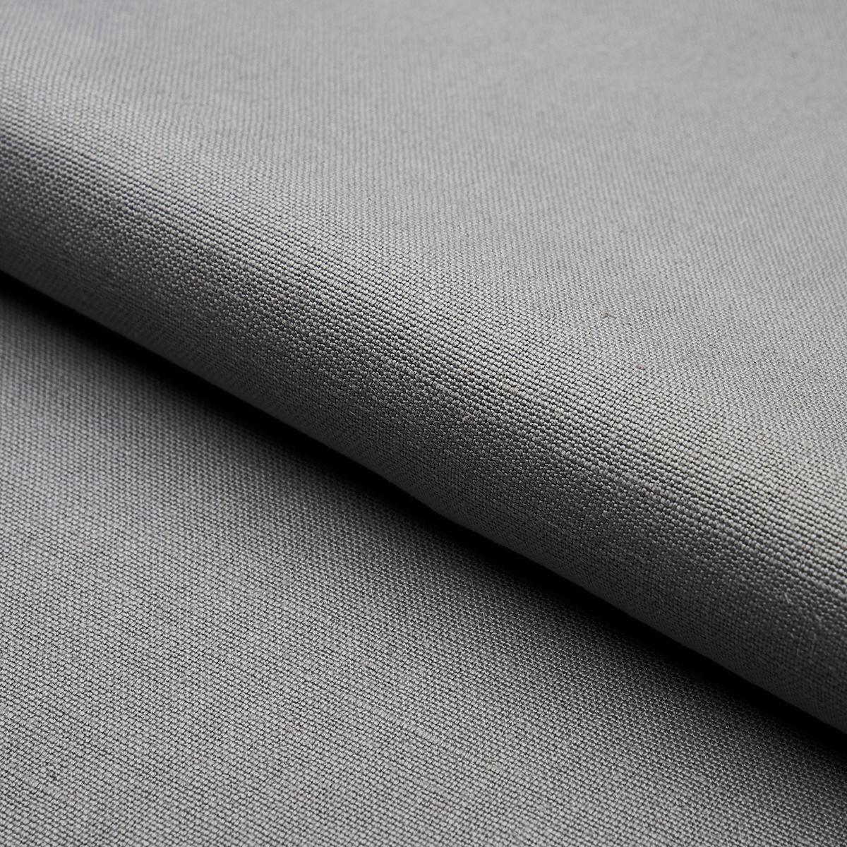 Schumacher Piet Performance Linen Grey Fabric