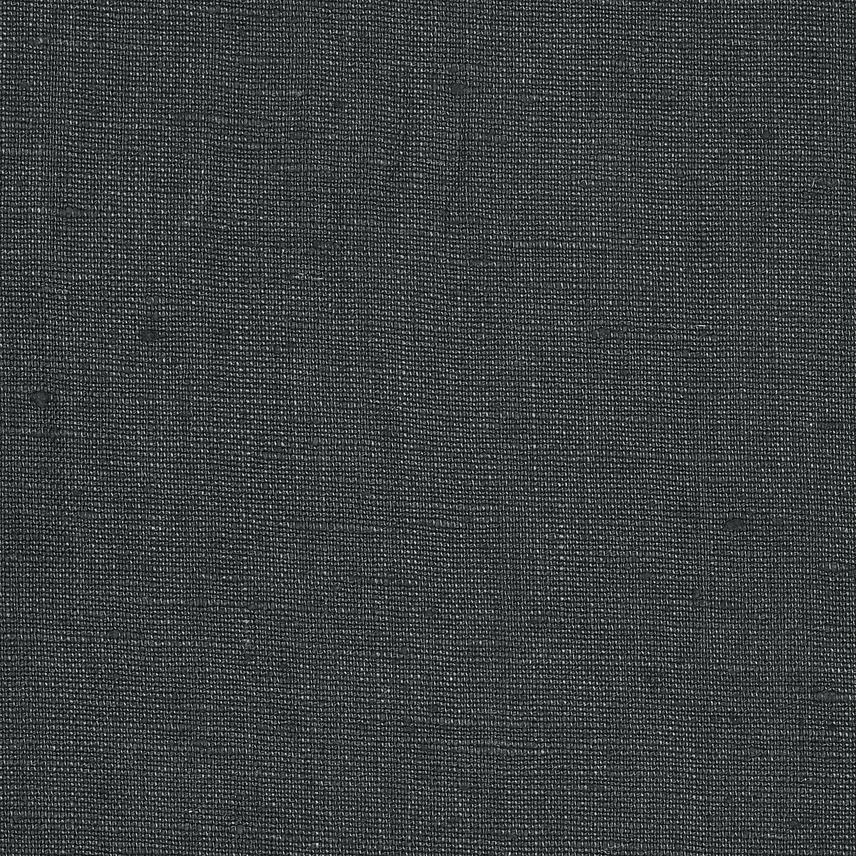 Schumacher Marco Performance Linen Charcoal Fabric