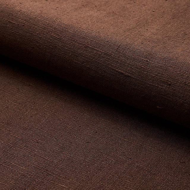Schumacher Marco Performance Linen Brown Fabric