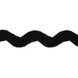 Schumacher Black Ric Rac Tape Large
