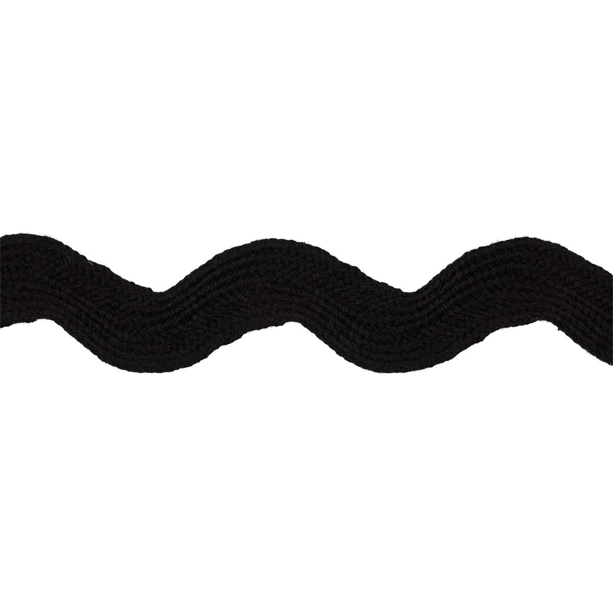 Schumacher Black Ric Rac Tape Large